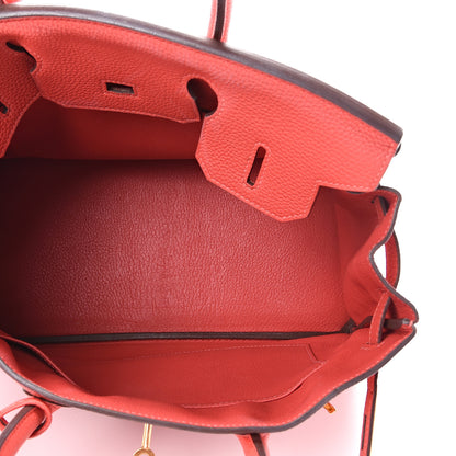 Hermes Togo Birkin 30 Rouge Pivoine 6 of 36
