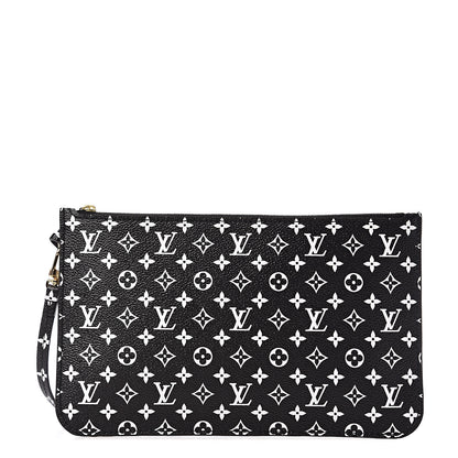 Louis Vuitton Monogram Giant Jungle Neverfull MM GM Pochette Black 1 of 8