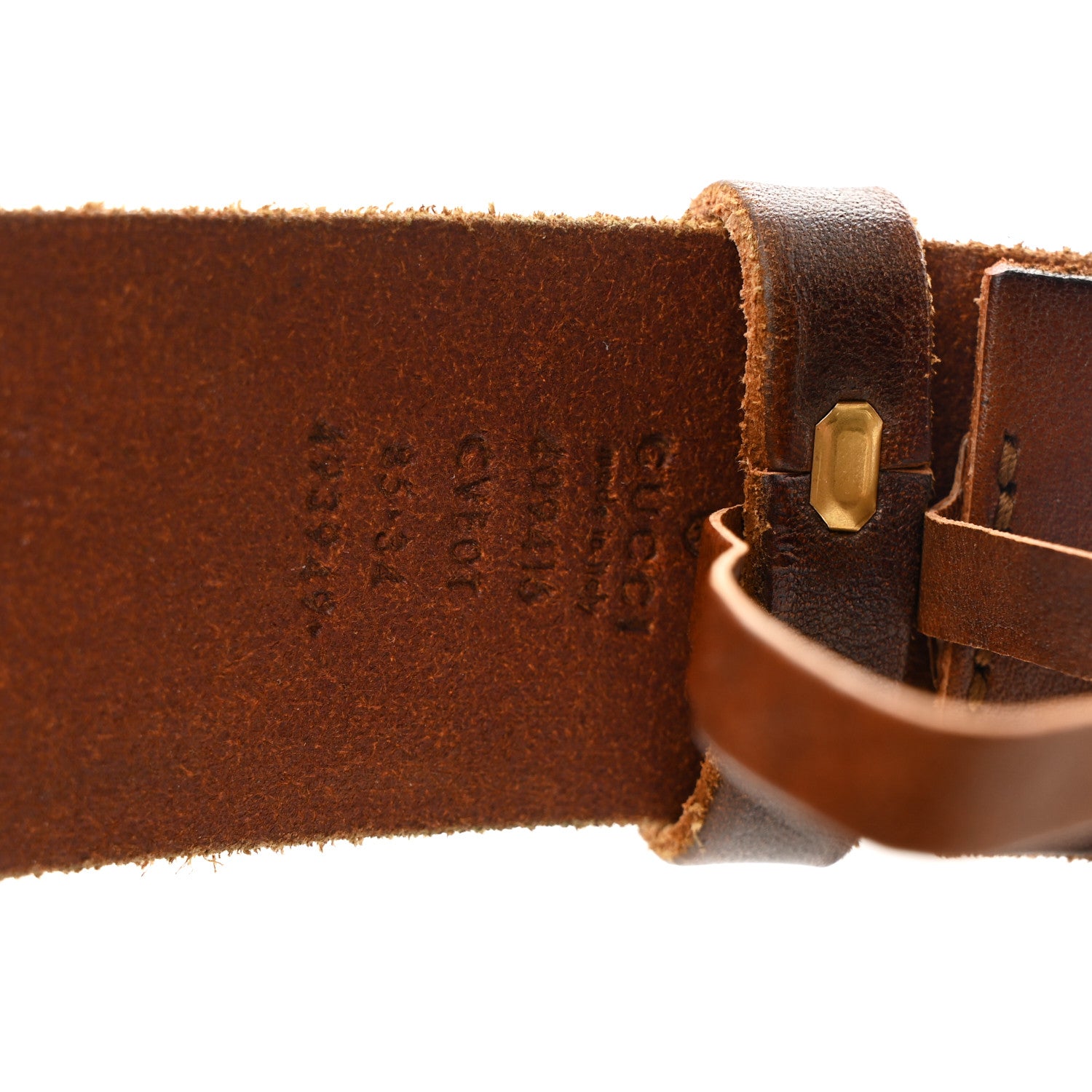 Gucci Faded Calfskin Double G 40mm Belt 85 34 Cuir 3 of 6