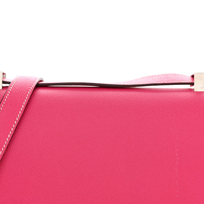 Hermes Epsom Constance 24 Rose Tyrien 7 of 11