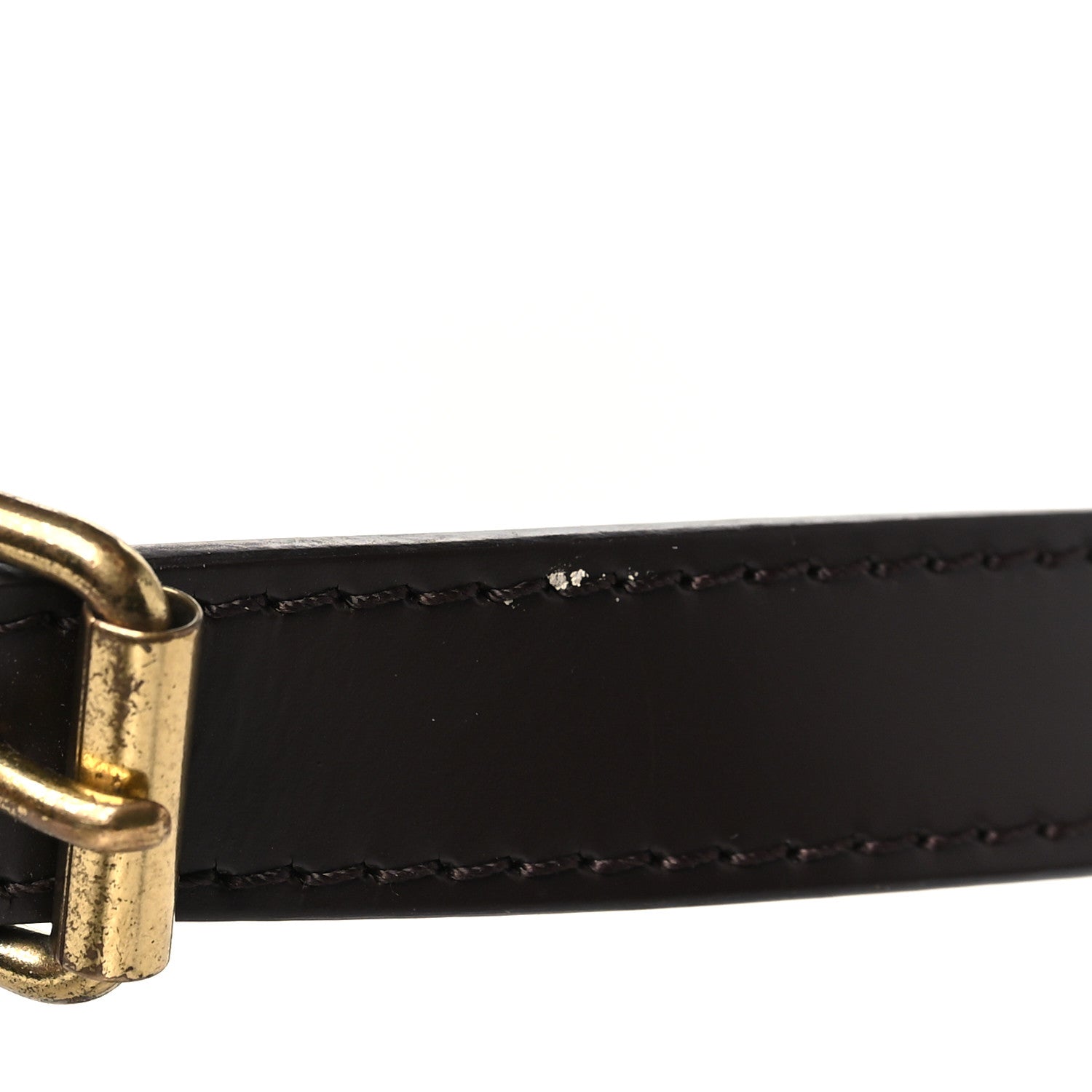 Louis Vuitton Calfskin Adjustable Speedy Bandouliere Shoulder Strap Brown 4 of 4