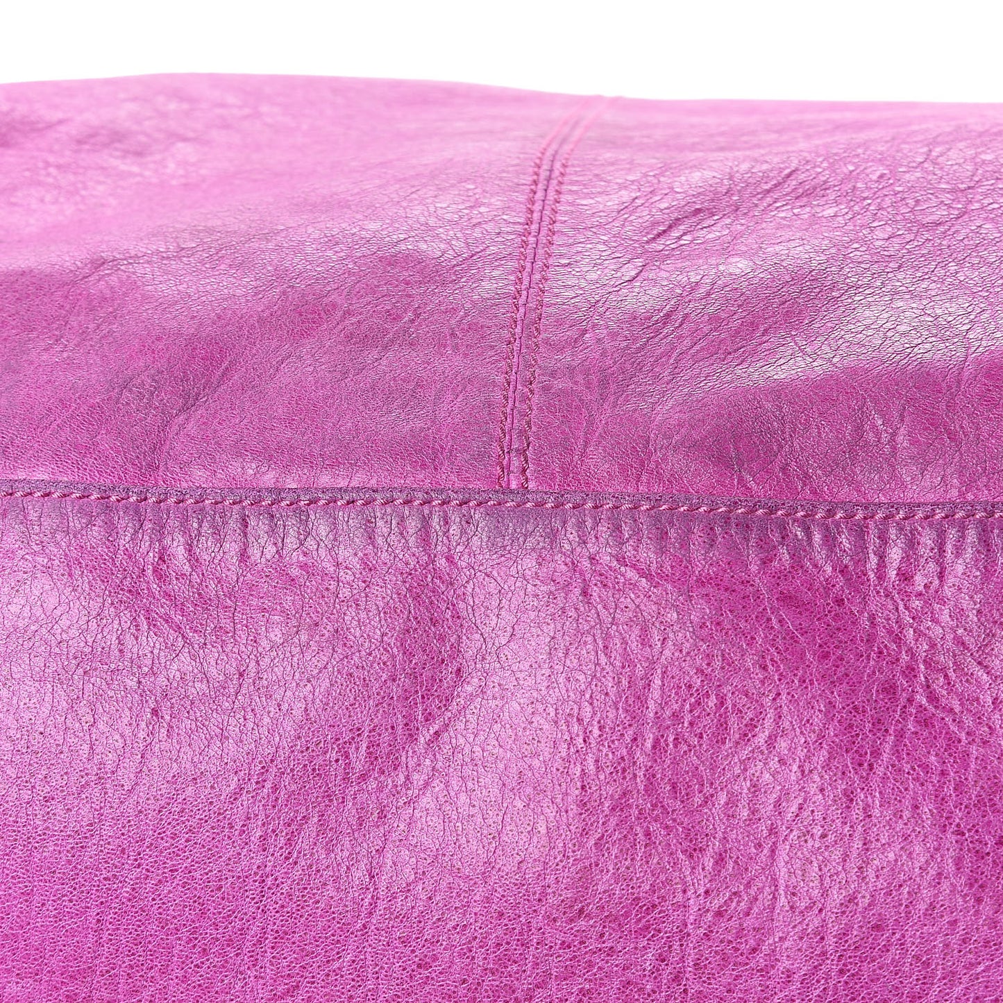 Agneau Giant 21 Silver Hardware Weekender Magenta