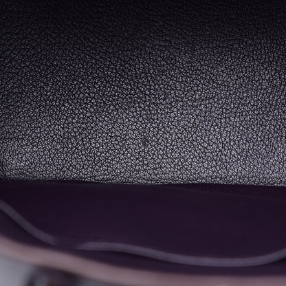 Hermes Taurillon Clemence Birkin 30 Raisin 29 of 39