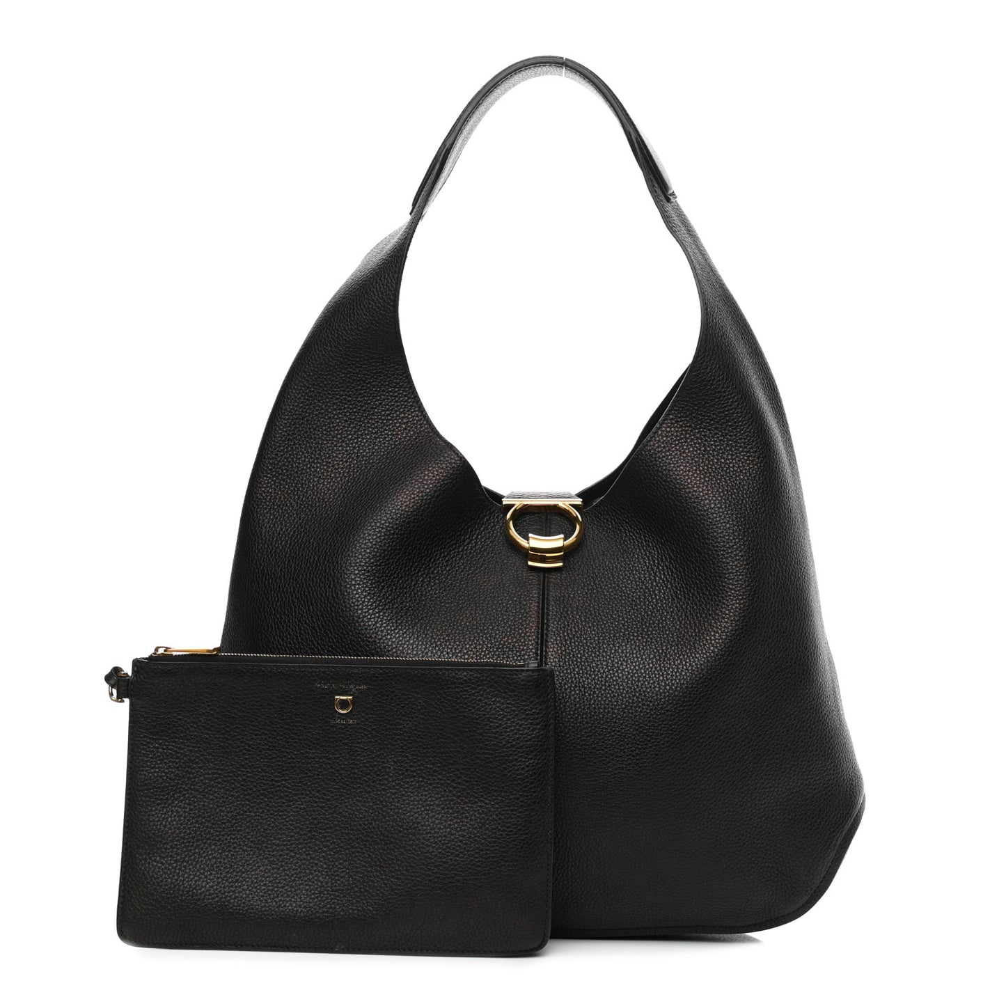 Calfskin Margot Hobo Black
