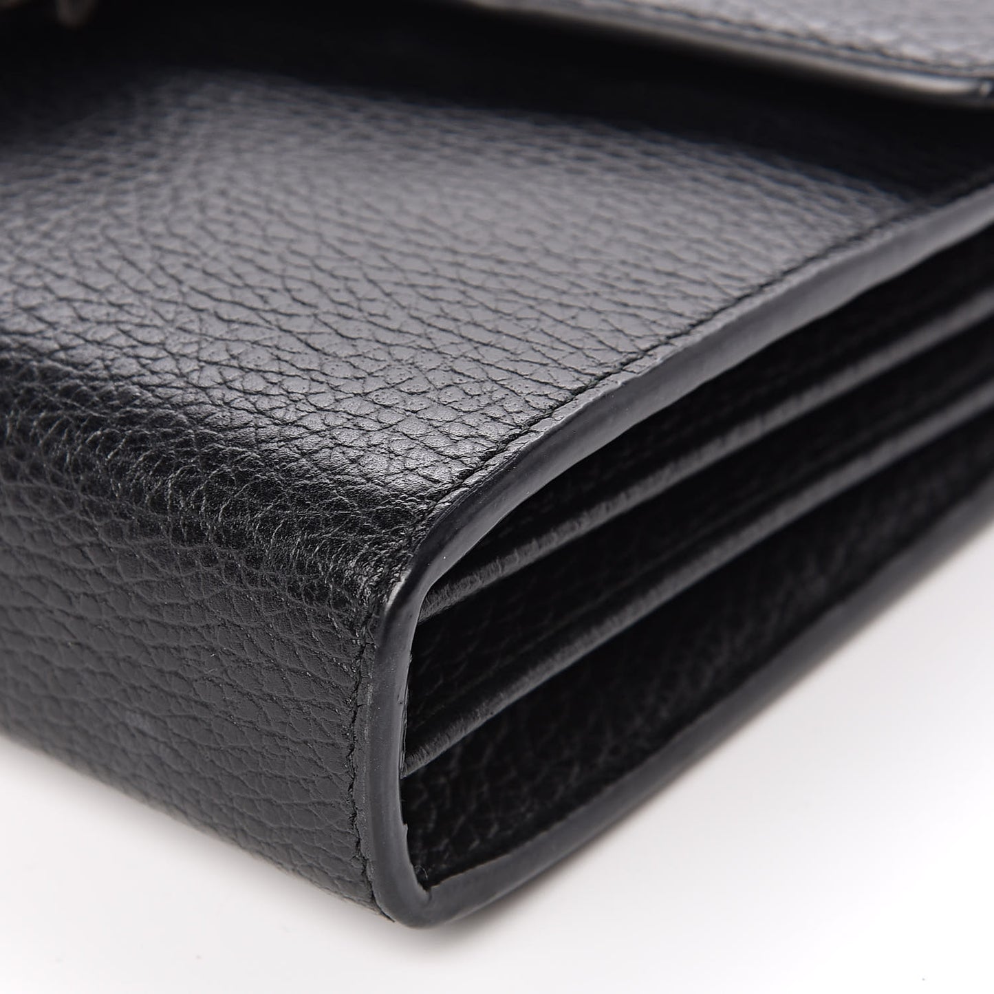 Calfskin Mini Dionysus Chain Wallet Black