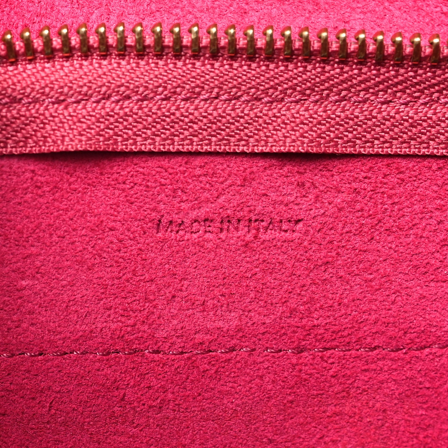 Grained Calfskin Nano Belt Bag Raspberry