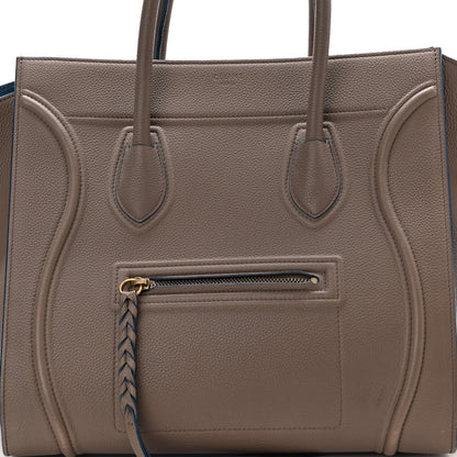 Celine Baby Grained Calfskin Medium Phantom Luggage Taupe 8 of 16