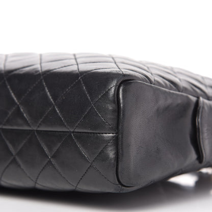 Chanel Lambskin Quilted Shoulder Bag Black 7 of 9