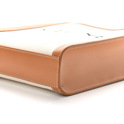 Celine Canvas Calfskin Mini Vertical Cabas Natural Tan 7 of 7