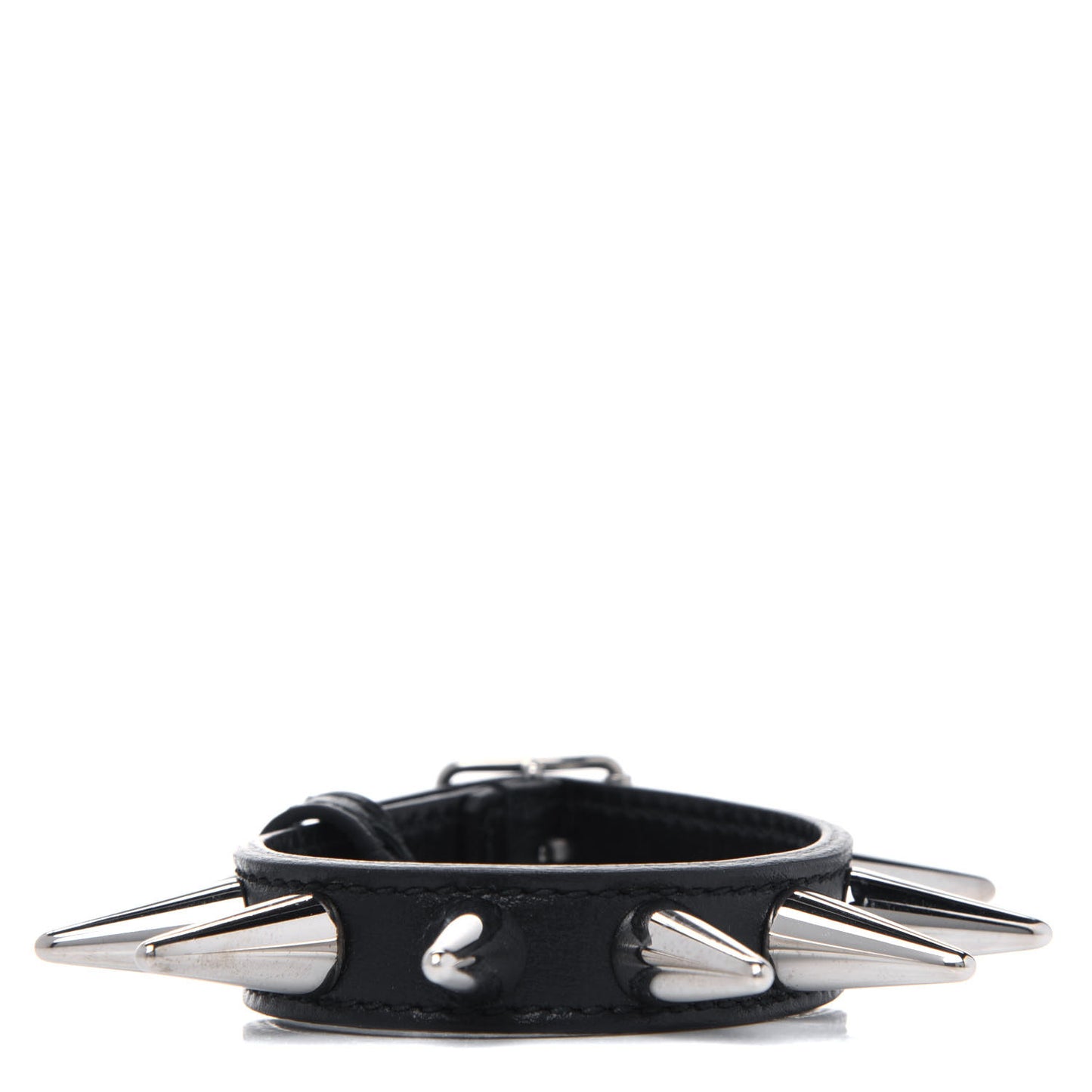 Calfskin Studded Bracelet Black