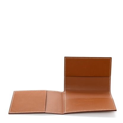 Hermes Barenia Guernesey Card Case Fauve 5 of 10