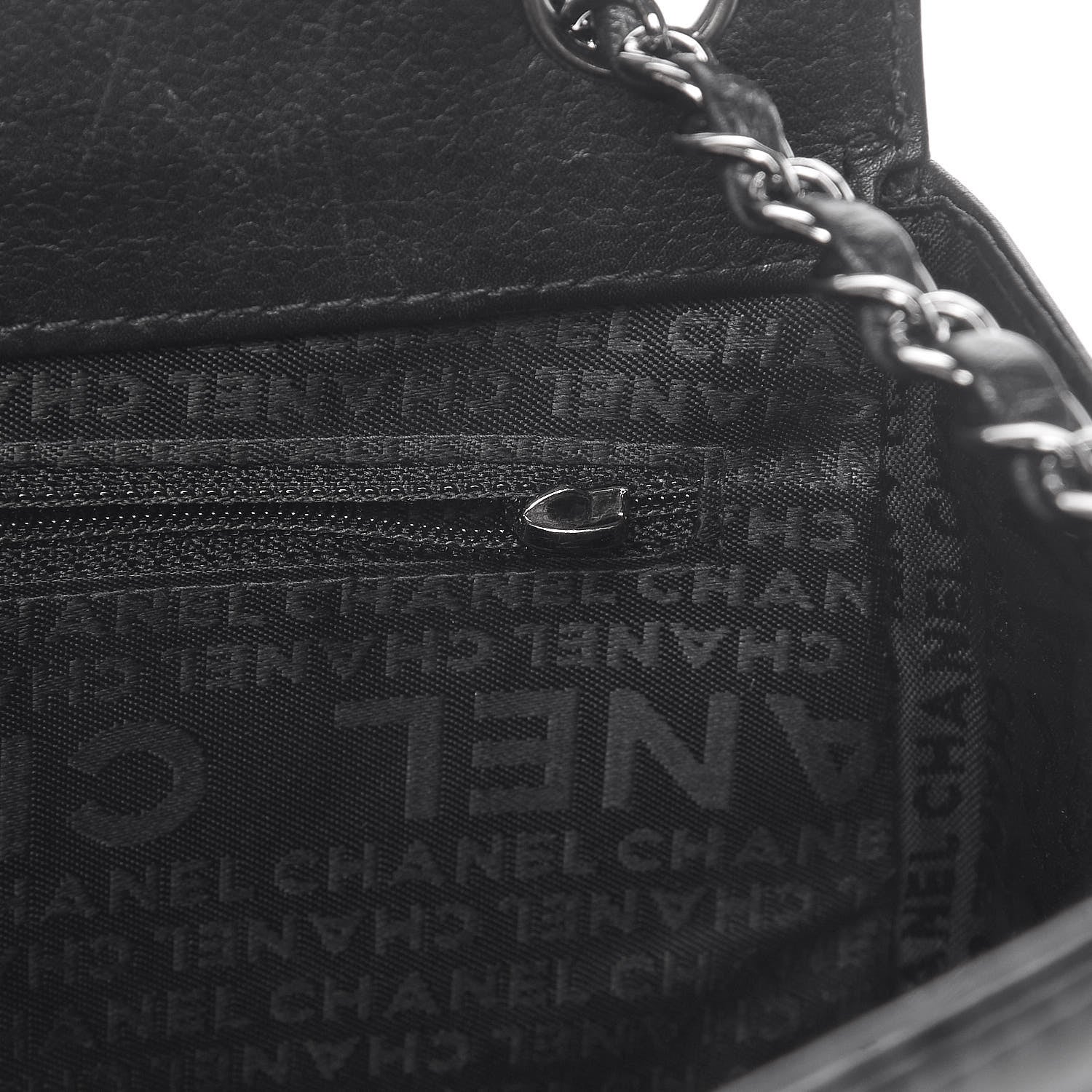 Chanel Calfskin Mademoiselle Shoulder Bag Black 10 of 20