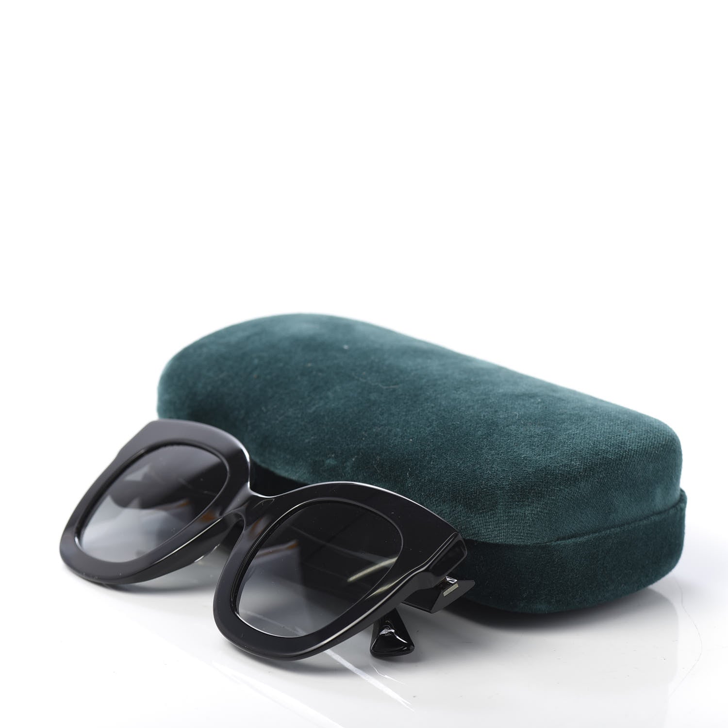 Gucci Round Frame Star Sunglasses GG0208S Black 8 of 8