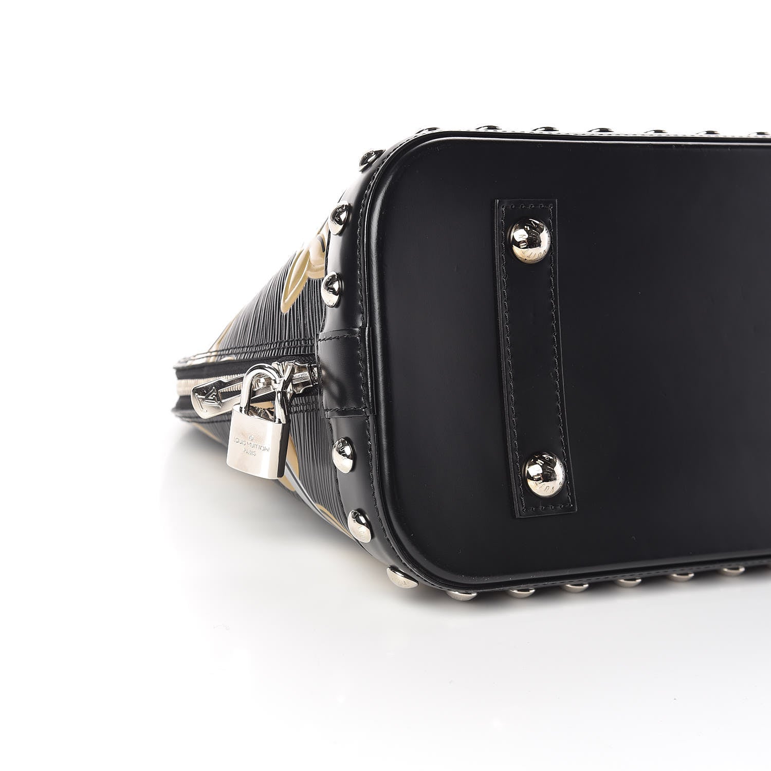 Louis Vuitton Epi Chain Flower Alma PM Black 5 of 12
