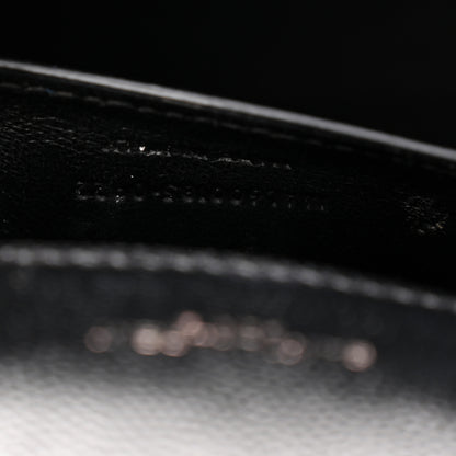 Saint Laurent Grain De Poudre Textured Mixed Matelasse Triquilt Medium Monogram Monochrome Satchel Black 7 of 11