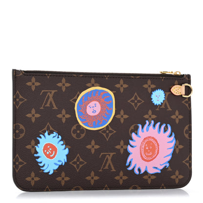 Louis Vuitton LV X YK Monogram Faces Neverfull MM Pochette 3 of 10