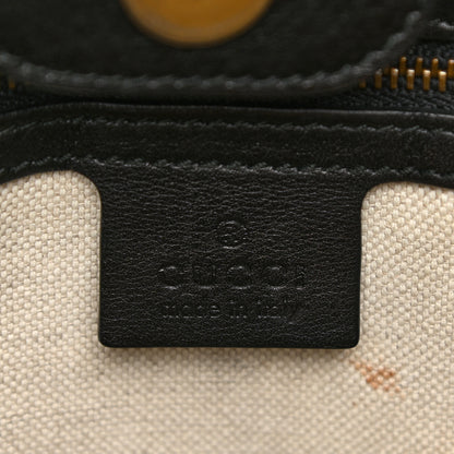 Gucci Calfskin Medium GG Running Tote Black 5 of 20