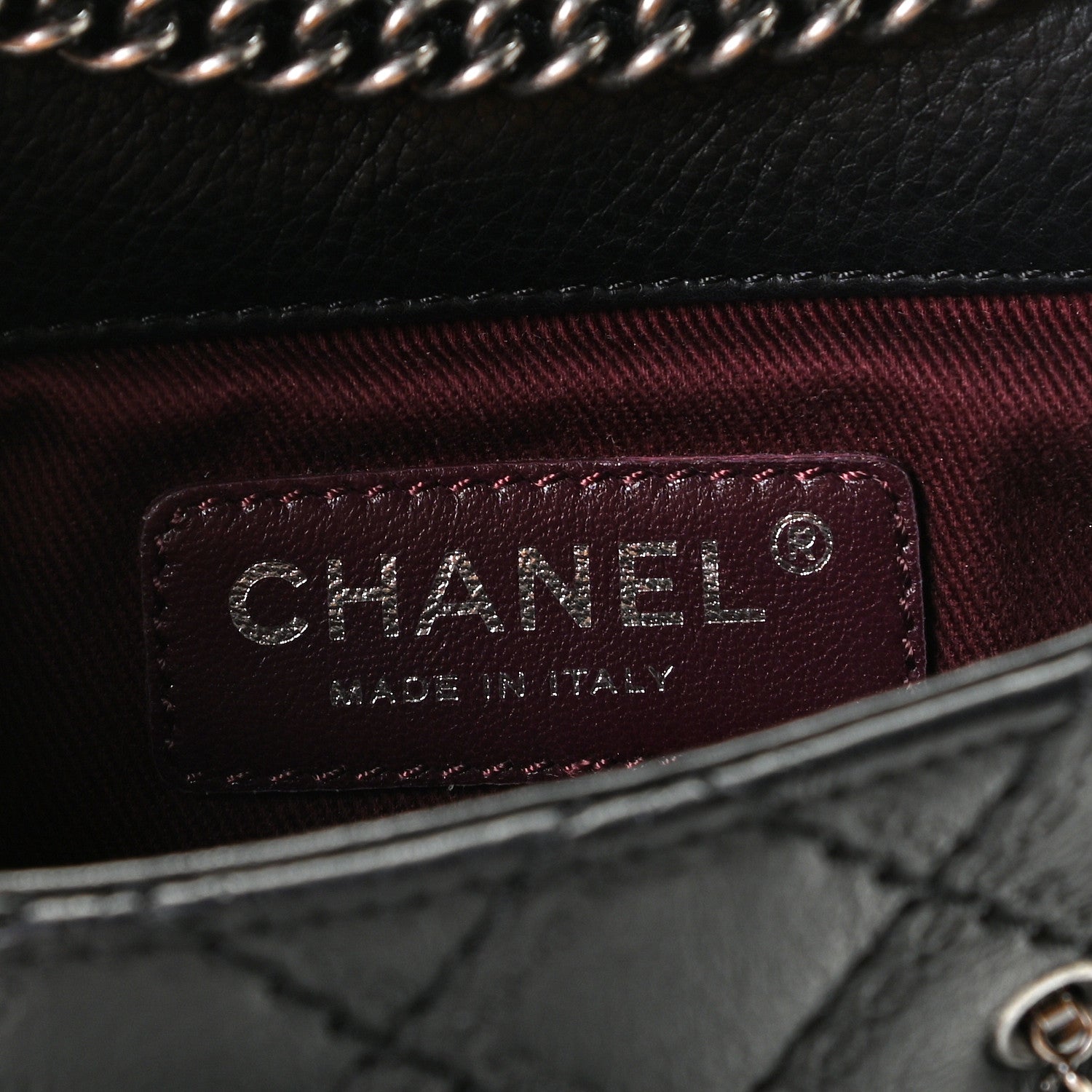 Chanel Calfskin Quilted Coco Sporran Small Tassel Flap Black 6 of 10