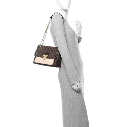 Louis Vuitton Damier Ebene Vavin PM Creme 2 of 9