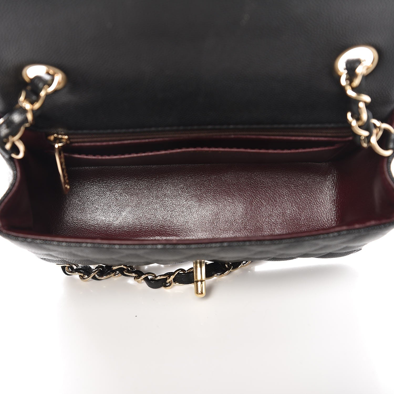 Chanel Caviar Quilted Mini Rectangular Flap Black 7 of 14