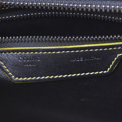 Celine Satin Calfskin Micro Debossed Luggage Black 5 of 12