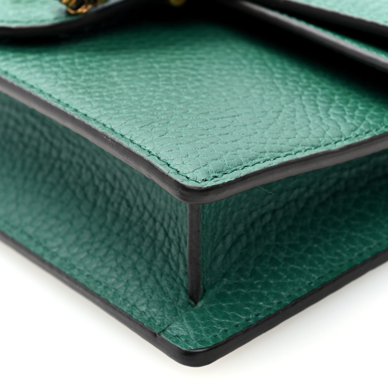 Gucci Dollar Calfskin Crystal Super Mini Dionysus Shoulder Bag Emerald 9 of 9