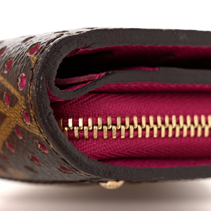 Louis Vuitton Monogram Perforated Compact Zipped Wallet Fuchsia 11 of 12