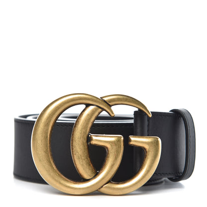 Gucci Calfskin Double G 40mm Belt 90 36 Black 1 of 6