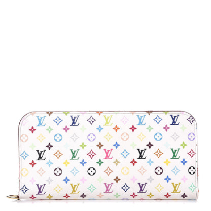 Louis Vuitton Monogram Multicolor Insolite Wallet White Litchi 1 of 8