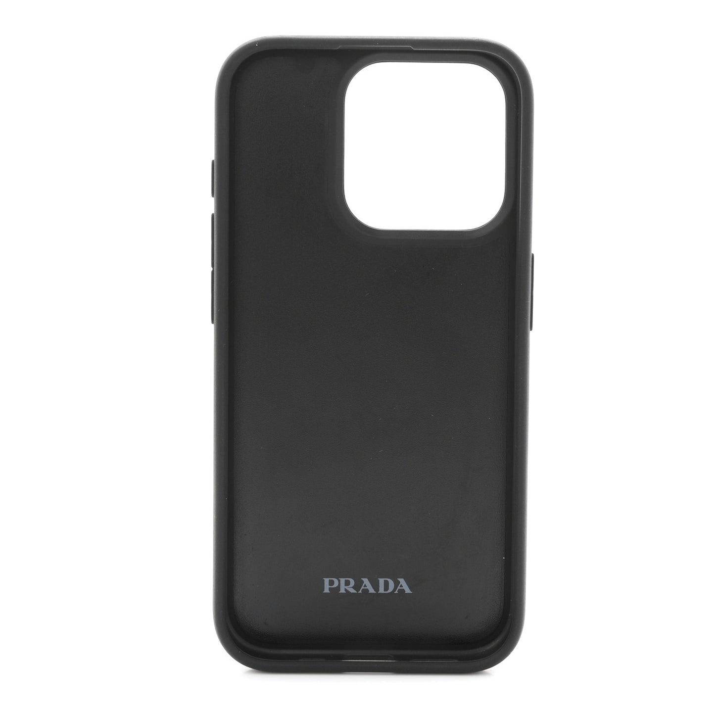 Saffiano iPhone 15 Pro Case Black