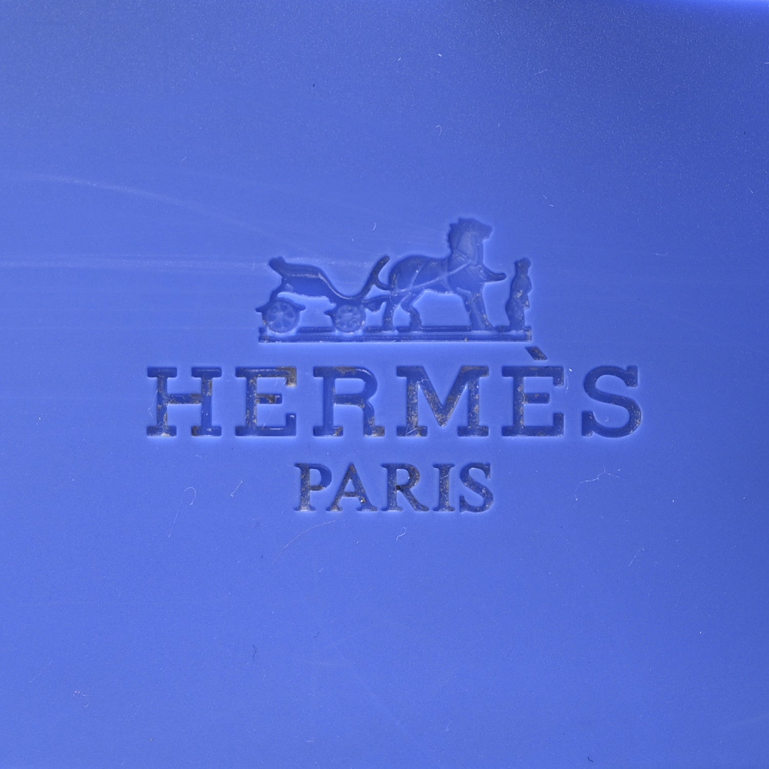 Hermes Rubber Womens Egerie Sandals 36 Bleu Outremer 8 of 11