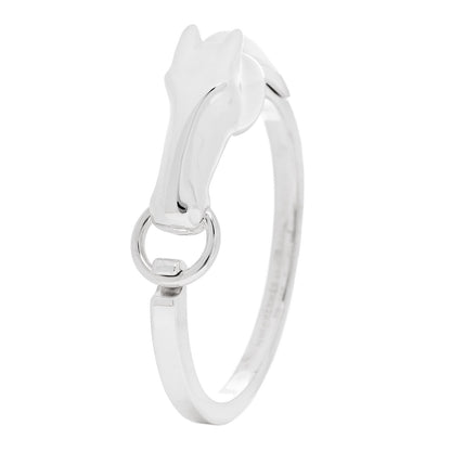 Hermes Sterling Silver PM Galop Bracelet ST 1 of 4