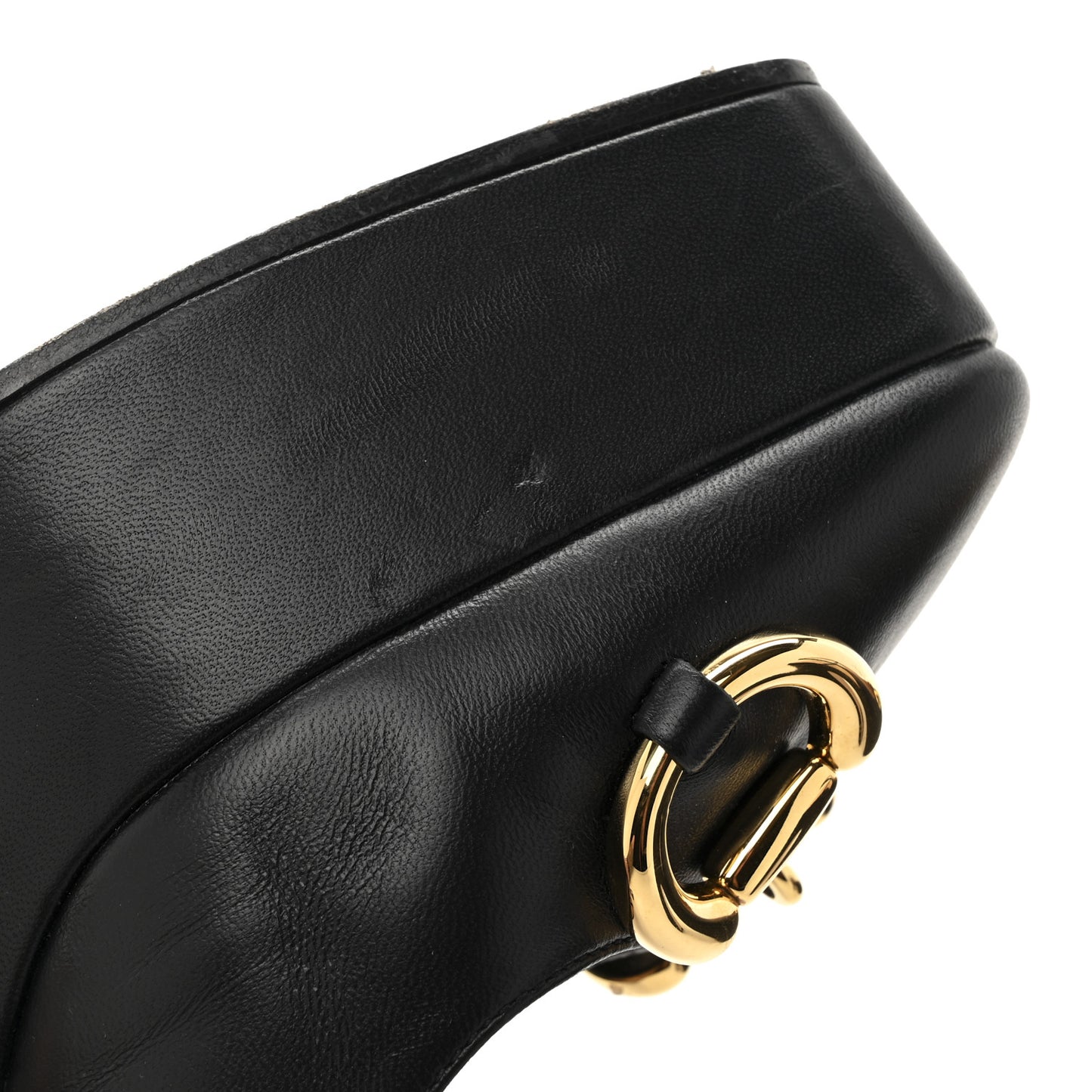 Nappa Horsebit Platform 35/120mm Slingback Pumps 36.5 Black
