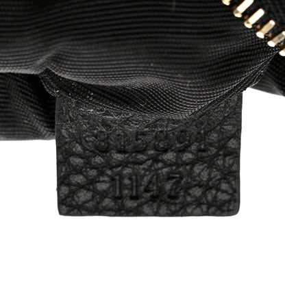 Gucci Guccissima GG Emblem Zip Key Case Black 7 of 8