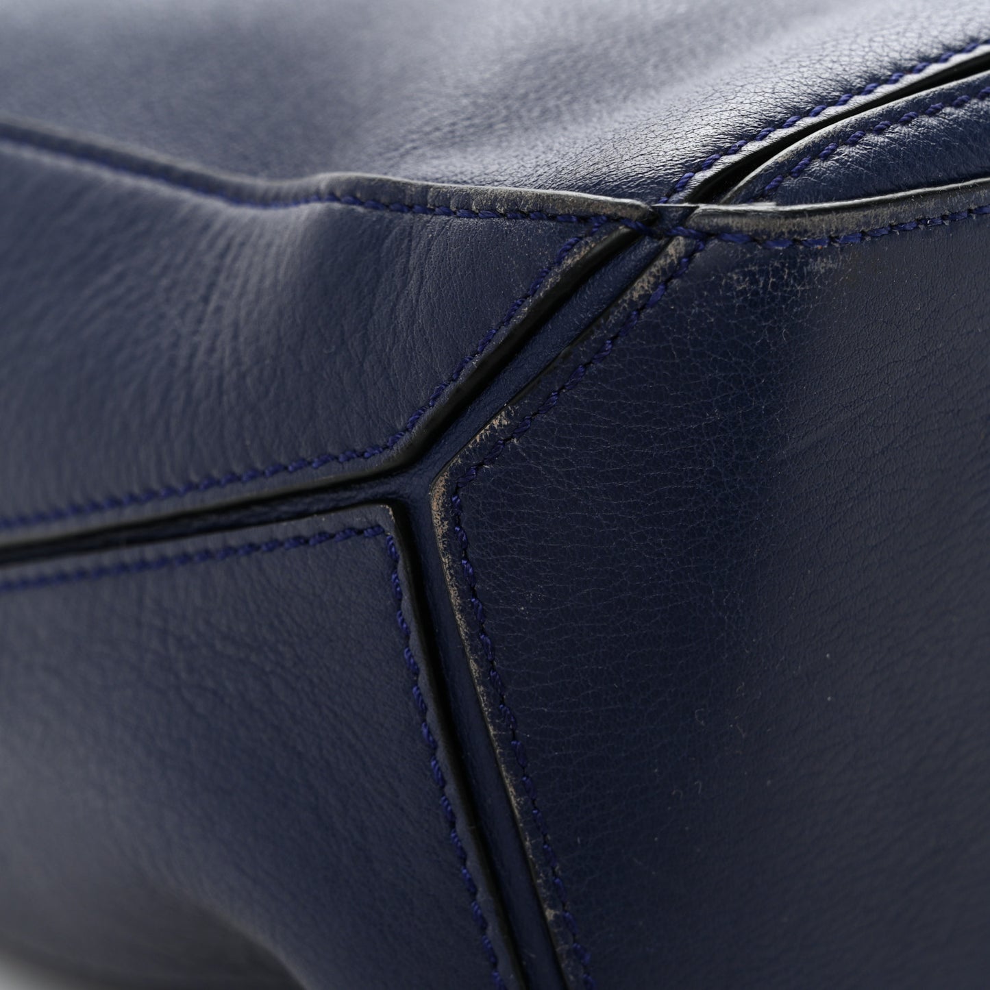 Calfskin Small Puzzle Bag Marine
