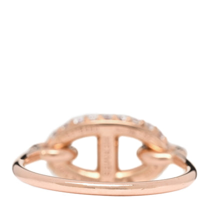 Hermes 18K Rose Gold Diamond Farandole Ring 52 6 3 of 5