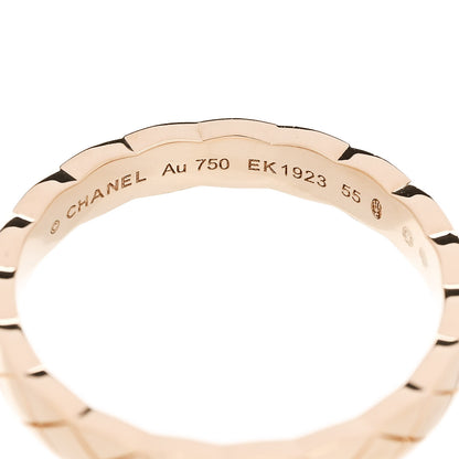 Chanel 18K Beige Gold Mini Coco Crush Ring 55 7.25 4 of 5