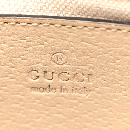 Gucci GG Supreme Monogram Textured Dollar Calfskin Small Ophidia Hobo Beige Mystic White Oatmeal 6 of 10