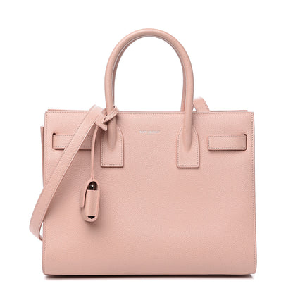 Saint Laurent Smooth Calfskin Baby Sac De Jour Pale Pink 1 of 10