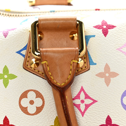 Louis Vuitton Monogram Multicolor Speedy 30 White 14 of 15