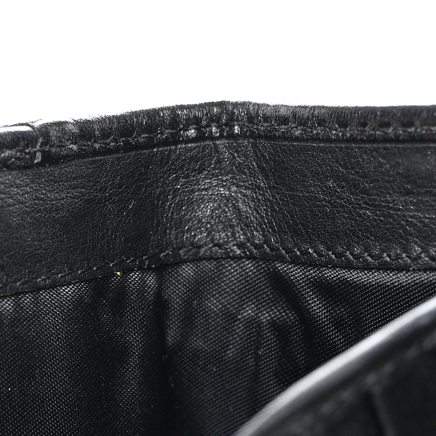 Burberry Bridle Calfskin House Check Medium Leighton Wallet Black 13 of 18
