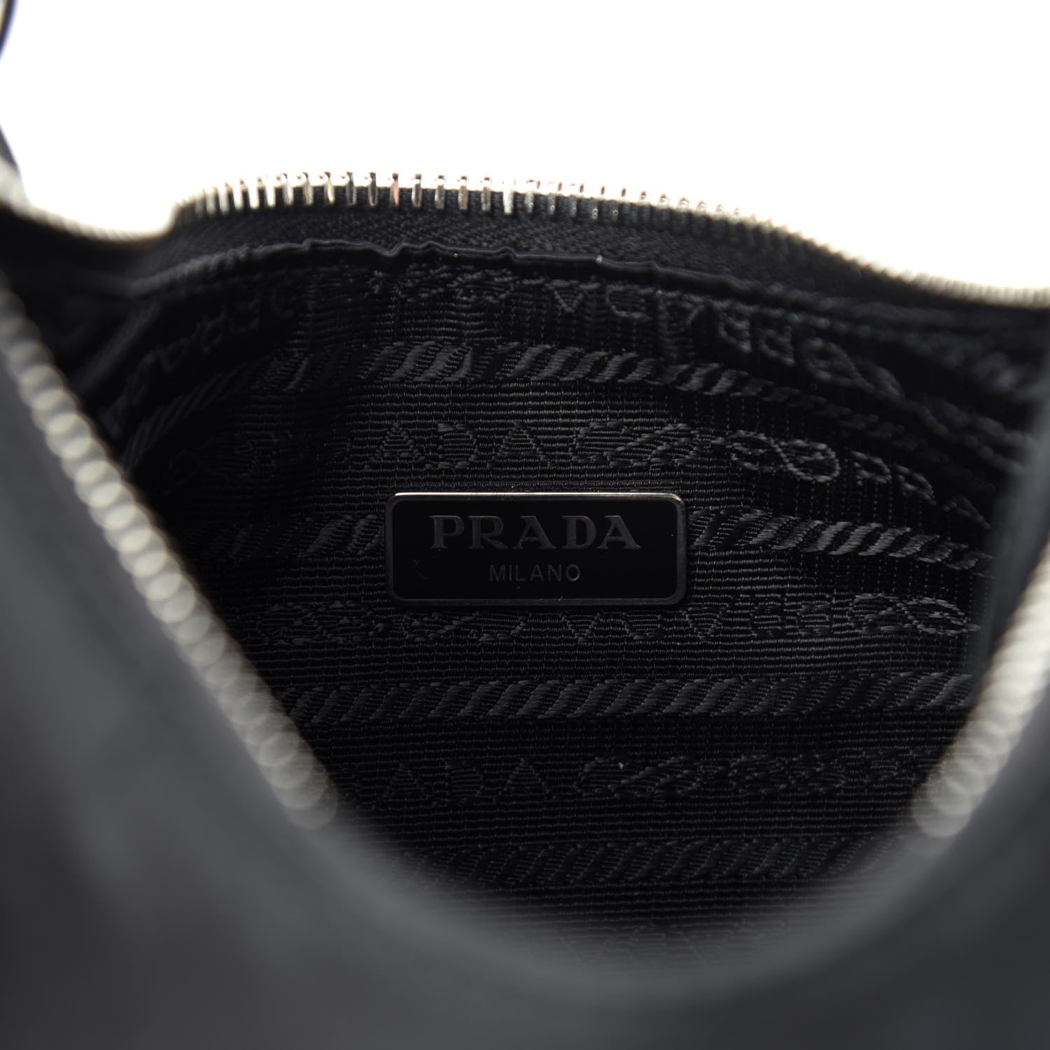 Prada Nylon Re-Edition 2005 Shoulder Bag Black 8 of 11