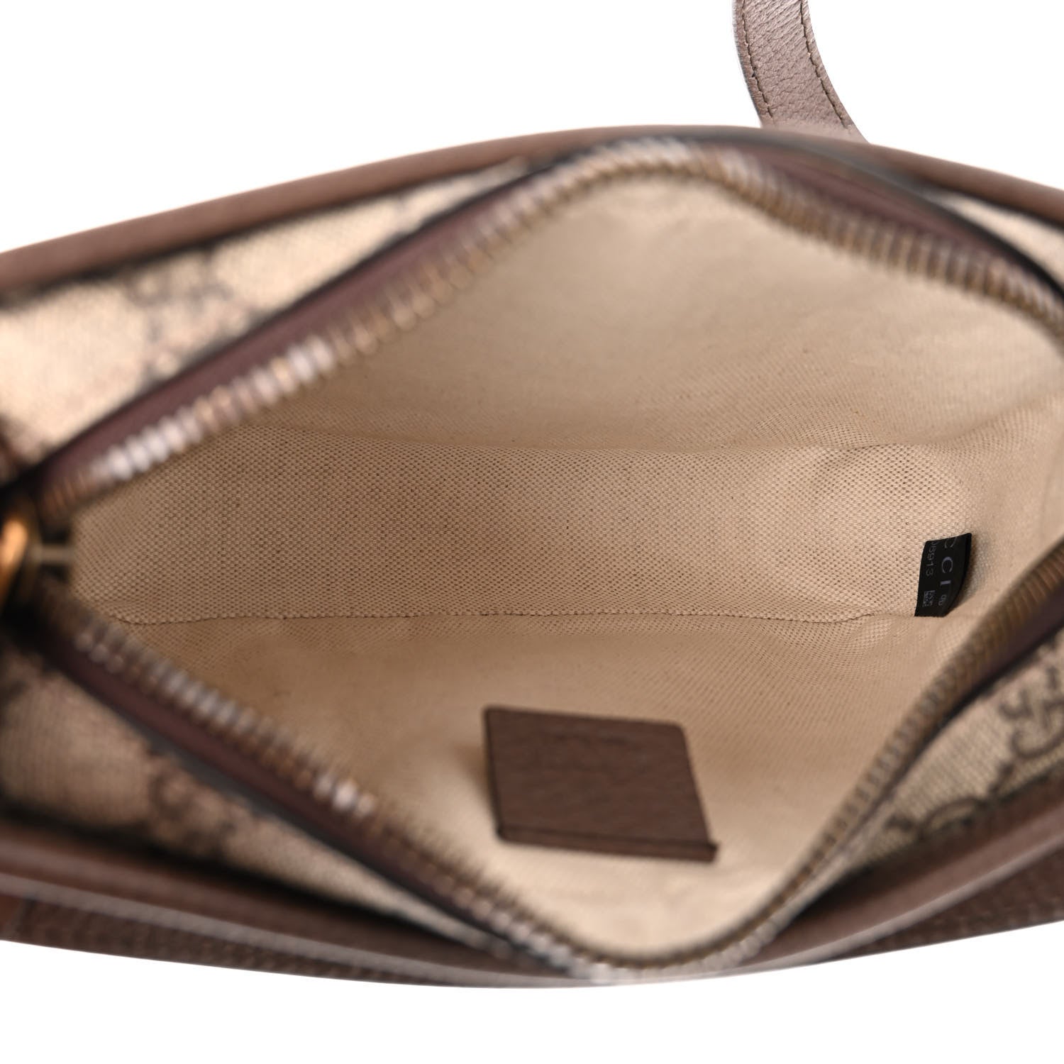 Gucci GG Supreme Monogram Web Ophidia Crossbody Bag Beige New Acero 6 of 11