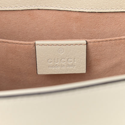 Gucci Calfskin Web Stripe Butterfly Small Totem Shoulder Bag White 6 of 10