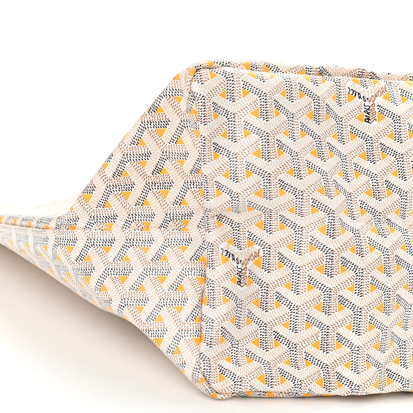 Goyardine Saint Louis Claire Voie GM White Orange