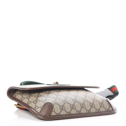 Gucci GG Supreme Monogram Neo Vintage Web Belt Bag Brown 4 of 7