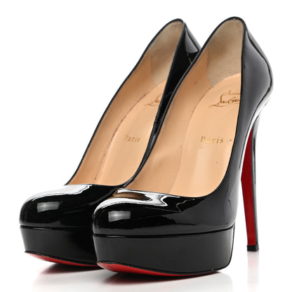 Christian Louboutin Patent Bianca 140 Pumps 39 Black 3 of 9