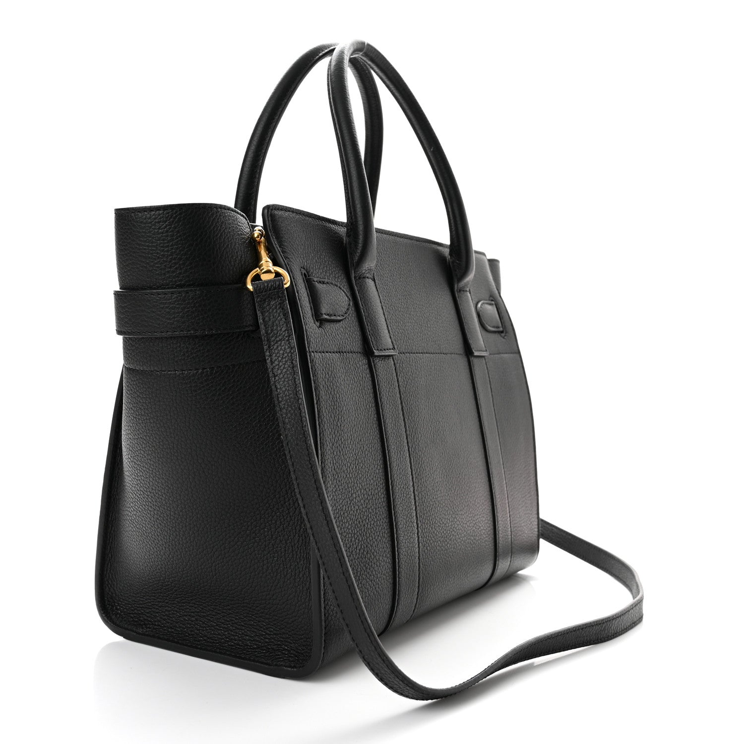 Mulberry Small Classic Grain Small Zipped Bayswater Black 2 of 10