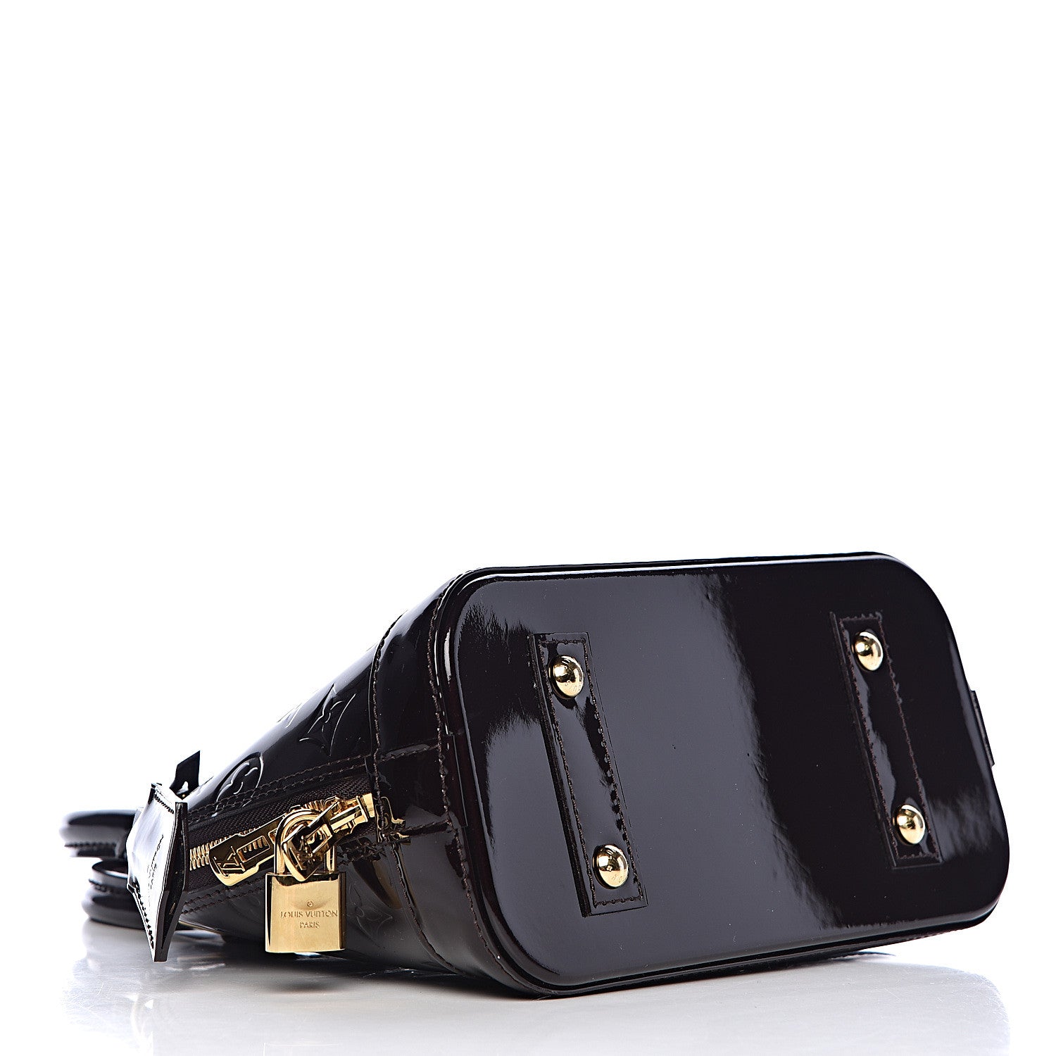 Louis Vuitton Vernis Alma BB Amarante 4 of 10