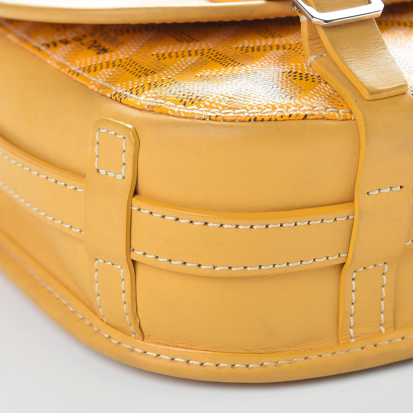 Goyardine Belvedere PM Messenger Bag Yellow